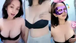Gadis Seksi Dengan Payudara Besar Bergoyang Menggoda Pria