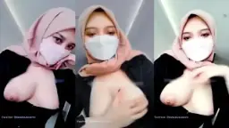Gaun Hitam Penggoda Dengan Hijab Camilla Yang Menggoda