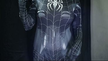 Bokep Indo Ngentotin Cewek Indo Cosplay Spiderman, Memeknya Basah Bangeet Sampe Becek