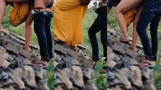 Pekerja Kasar Desi Dan Majikannya Berhubungan Panas Di Luar Ruangan