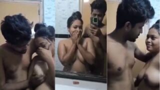 Sang Mesum Nikmati Aksi Ranjang Di Kamar Mandi Bersama Pacar Berpayudara Besar