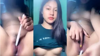 Wajah Manis Imut Manja Dengan Ome Yang Menggoda