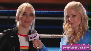 Ariel X Dan Sinn Sage, Dua Lesbian Seksi, Bergulat Dengan Liar Di Atas Ring Dan Menikmati Setiap Detiknya.