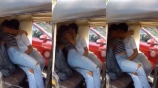 Cewek India 18 Tahun Lagi Horny Banget, Mainin Kontol Pacar Di Dalam Becak Sambil Merem Mek