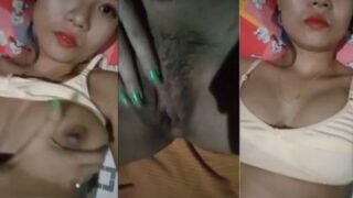 Gadis Kuliah Muda Ngentot Jari Sendiri Sambil Mikirin Kontol Pacar Nepal