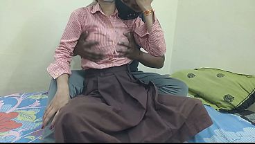 Cewek Kuliahan India Digebukin Sama Pacarnya Di Kamar, Crot Di Dalem, Suara Ngeces Basah, Ngenyangin Banget!