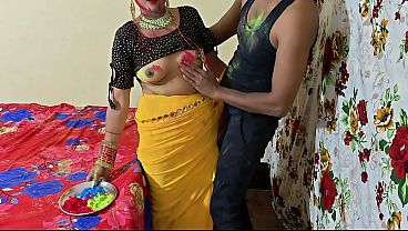 Holi Warna: Dever Bhabhi Basah-basahan, Nge-fuck Panas, Audio Hindi Jelas Bikin Makin Erotis