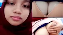 Abg Jilbab Merah Jilat Melet Di Ometv, Bikin Ngaceng Abis!