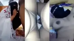 Genjot Habis-habisan Lubang Becek Wanita Bercadar Sampai Muncrat
