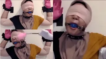 Milf Hijabers Bermata Tertutup, Gaya Cosplay Bdsm Yang Bikin Keluar Air Liur.