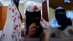 Genjod Memek Cewek Bercadar Sampe Muncrat, Nikmatin Beceknya.