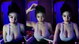 Tuan Rumah Cantik, Susu Montoknya Bikin Ngiler, Pengen Cubit-cubit Sambil Nge-*blowjob* Pelan-pelan.
