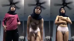 Ukhti Ain Ayuni Pake Jilbab, Tapi Goyangannya Bikin Mendingan, Kontol Tegang Nonton Videonya Yang Viral Part 4!
